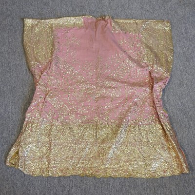 Lot 187 - An Indian pink silk tunic