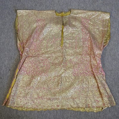 Lot 187 - An Indian pink silk tunic