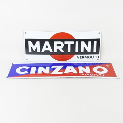 Lot 568 - A modern Cinzano advertising sign, 62cm wide...