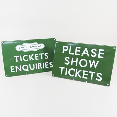 Lot 357 - A modern metal Show Ticket sign, 36cm wide,...