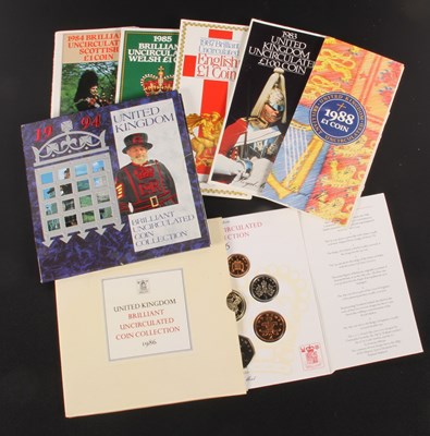 Lot 156 - UK brilliant uncirculated sets: 1986 and 1994,...