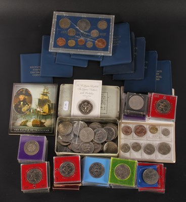 Lot 192 - A large collection of UK commemorative crowns...