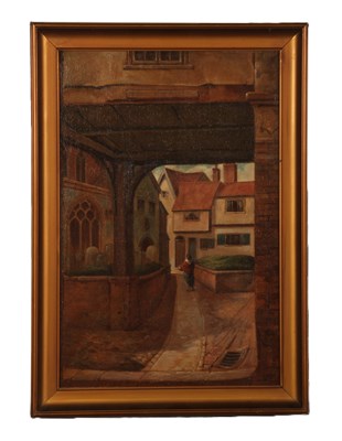 Lot 328 - Norwich School (early 20th century), Tombland...