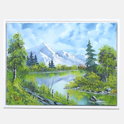 Lot 500 - Robert Norman (Bob) Ross, 1942-1995, mountain...