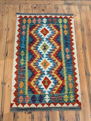 Lot 245 - A Chobi kelim rug