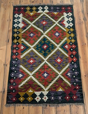 Lot 536 - A Maimana kelim rug
