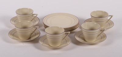 Lot 498 - An Art Deco Swinnertons Ivory part tea service,...