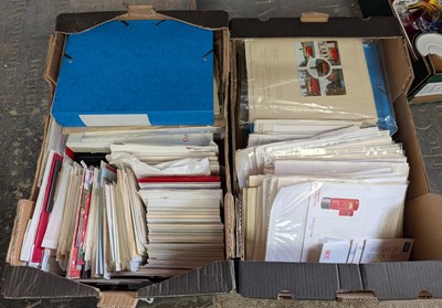 Lot 242 - A collection of first day covers and postcards,...