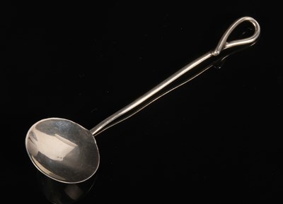 Lot 197 - A George V Arts & Crafts silver spoon,...