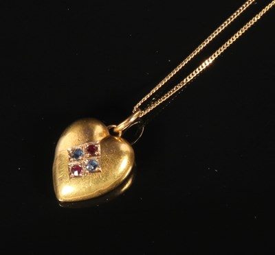Lot 115 - A 9 carat yellow gold finelink chain, with a...