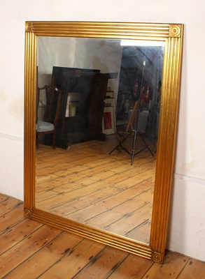 Lot 717 - A large gilt framed wall mirror, 140 x 110cm