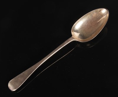 Lot 237 - A Victorian Old English pattern silver spoon,...