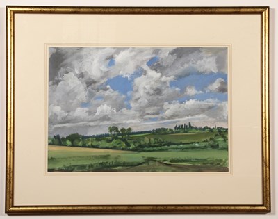 Lot 60 - John Booth (b.1941), Norfolk landscape,...