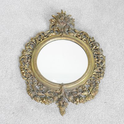 Lot 540 - An ornate early 20th century French gilt...