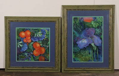 Lot 427 - Venus (20th century), Floral study, pastel,...