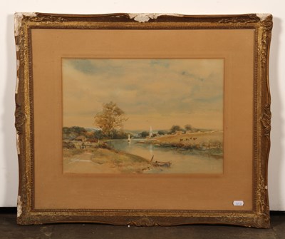 Lot 584 - Fred Rider (British, 20th century), river...