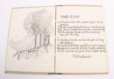 Lot 507 - An interesting book of illustrated poems,...