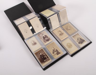 Lot 541 - Two vintage albums of photographs, primarily...