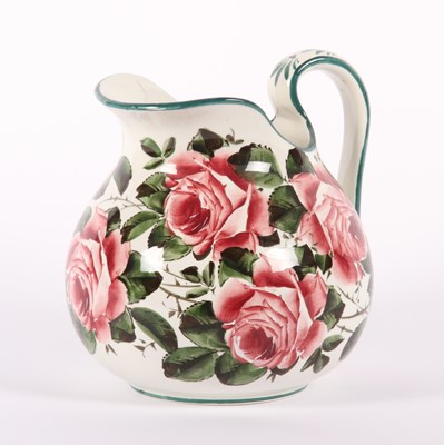 Lot 265 - A Wemyss Cabbage Rose pattern jug, T Goode...