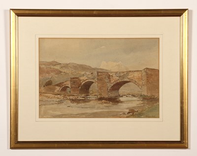 Lot 327 - Oliver Hall (British, 1869-1957), bridge scene,...