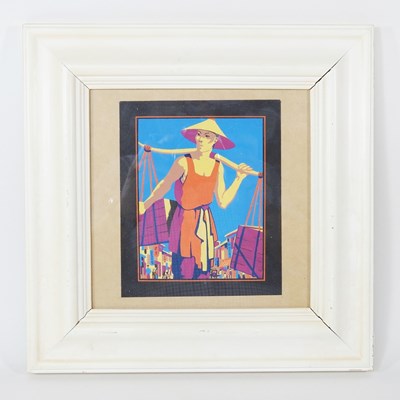 Lot 682 - Jack Savage, an illustration of an East Asian...