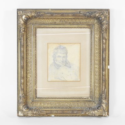 Lot 36 - English school, 19th century, portrait of a...