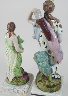 Lot 71 - An early 19th century Staffordshire pottery figure of Venus