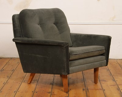 Lot 107 - Folke Ohlsson, a Danish grey upholstered...