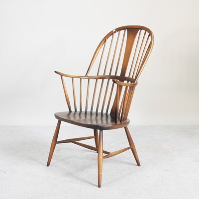 Lot 199 - An Ercol windsor armchair, model 911, on...