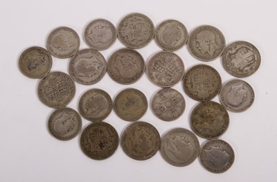 Lot 230 - A collection of UK pre-1947 silver coinage,...
