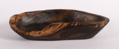 Lot 350 - An Indonesian carved rosewood bowl