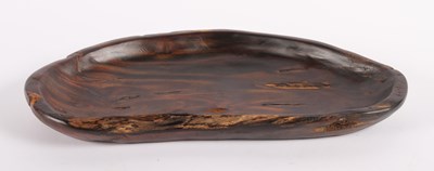 Lot 514 - An Indonesian carved rosewood bowl or tray