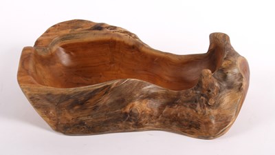 Lot 454 - An Indonesian carved teak bowl