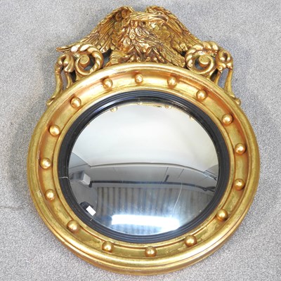 Lot 81 - A Regency and later carved wood and gilt gesso...