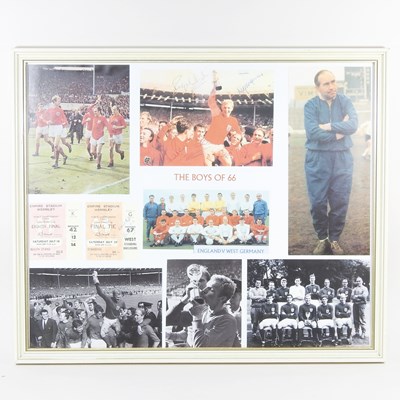 Lot 580 - An England The Boys of '66, signed football...