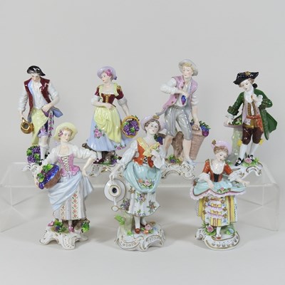 Lot 94 - A collection of four Rudolf Kammer porcelain figures