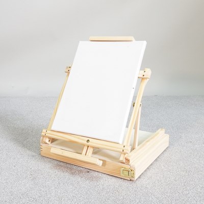 Lot 635 - A modern table top easel, new and boxed