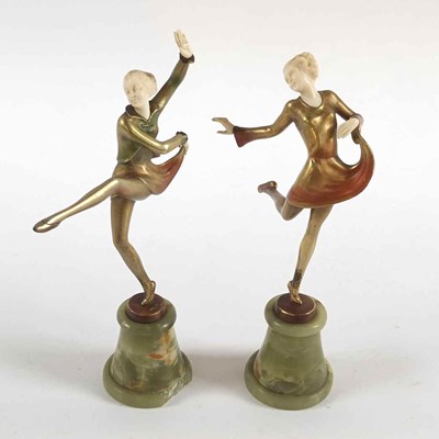 Lot 46 - Josef Lorenzl (Austrian, 1892-1950), a pair of...