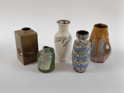 Lot 598 - A collection of West German glazed pottery...