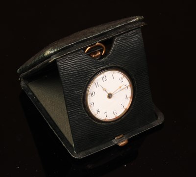Lot 109 - A 19th century gun metal pocket watch, the...