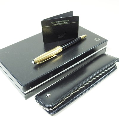 Lot 71 - A Montblanc Meisterstuck ball point pen, cased
