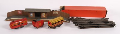 Lot 500A - A collection of Hornby 0 gauge clockwork...