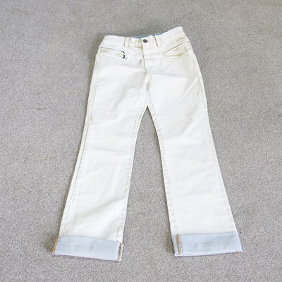Lot 426 - A pair of Diesel painted jeans