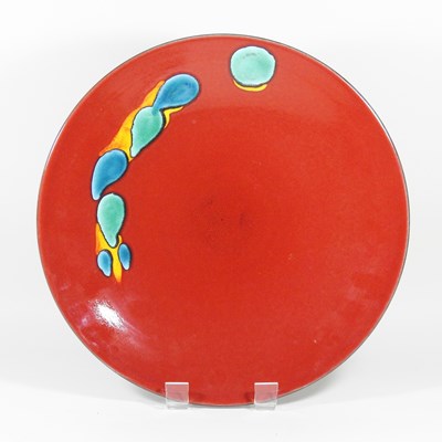 Lot 32 - A large Poole pottery Odyssey pattern charger,...