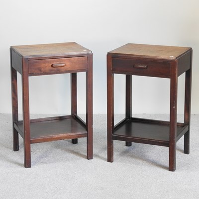 Lot 546 - A pair of 1930s bedside tables (2)
