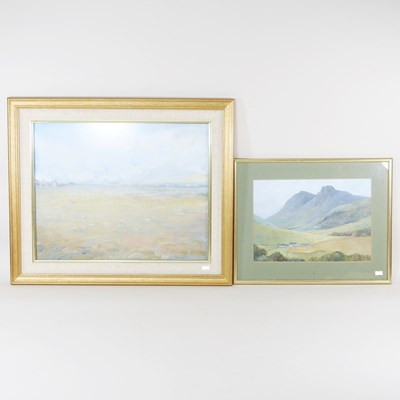 Lot 475 - Pamela Galley, 20th century, landscape, signed...