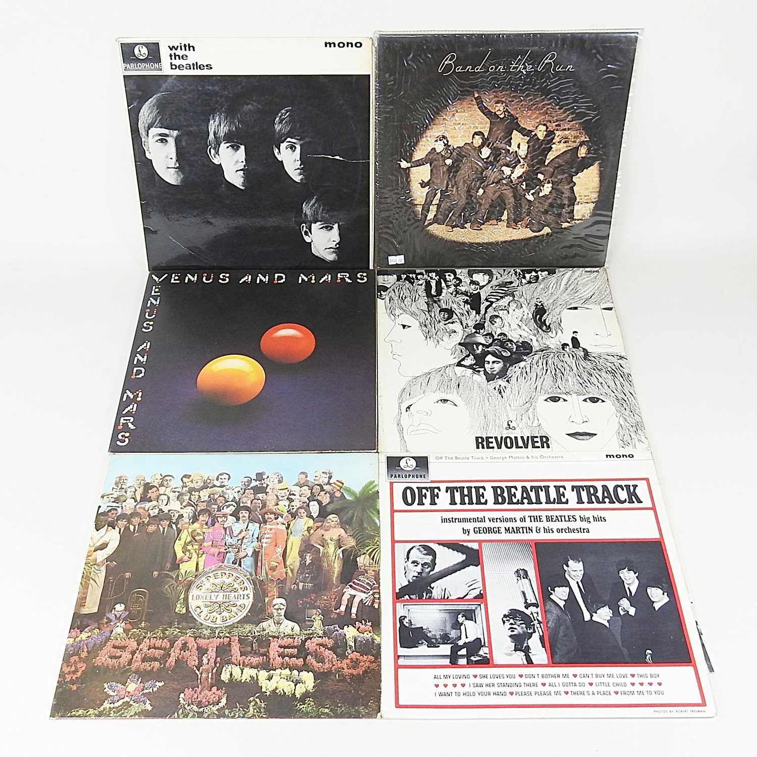 Lot 30 - A collection of Beatles albums, Revolver, Band...