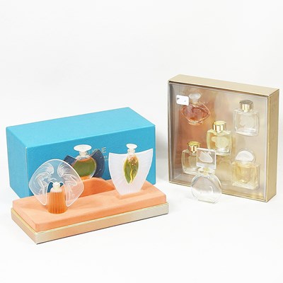 Lot 146 - A Lalique Les Introuvables miniature perfume...