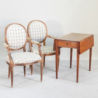 Lot 222 - A pair of mid 20th century French style...