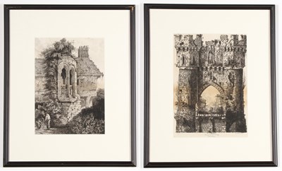 Lot 170 - Rev E Pelham, 19th century, Tower on the Welsh...